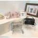 Женская сумка-косметичка 85053 Vanity Bag кросс-боди серебристая 10535-4 фото 10