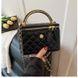 Женская сумка-косметичка 7100 Vanity Bag кросс-боди черная 10650-1 фото 3