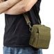 Поясная тактическая сумка военная A72 MOLLE через плечо подсумок молли олива зеленая 10159-2 фото 2