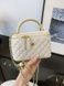 Женская сумка-косметичка большая 1251 Vanity Bag кросс-боди белая молочная 10653B фото 2