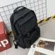 Рюкзак з карманами чоловічий жіночий дитячий шкільний портфель чорний 10221-1 фото 2