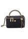 Жіноча сумка-косметичка 2814 1032 Vanity Bag велюрова крос-боді чорна 10402-1 фото