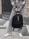 Рюкзак великий BE YOUR STYLE чоловічий жіночий шкільний портфель чорний 00752-3 фото 10