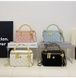 Женская сумка-косметичка 2814 1032 Vanity Bag велюровая кросс-боди черная 10402-1 фото 9