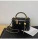 Женская сумка-косметичка 2814 1032 Vanity Bag велюровая кросс-боди черная 10402-1 фото 2
