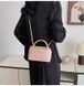 Жіноча сумка-косметичка 2814 1032 Vanity Bag велюрова крос-боді рожева 10402-3 фото 4